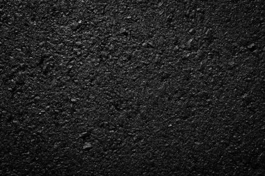 siyah asfalt doku. Asfalt yol. taş asfalt doku arka plan siyah granit çakıl