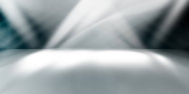 yumuşak gri studio Oda arka plan, gri zemin zemin ile spot 