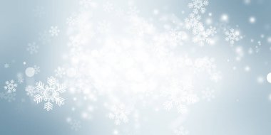 Circle light on blue background