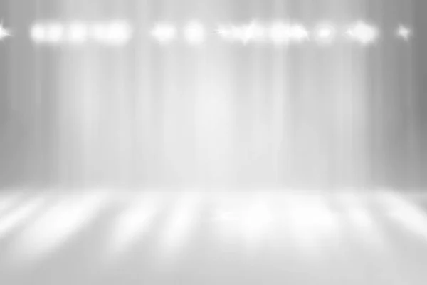 White Gray Studio Room Background Grey Floor Backdrop Spotlight — Zdjęcie stockowe