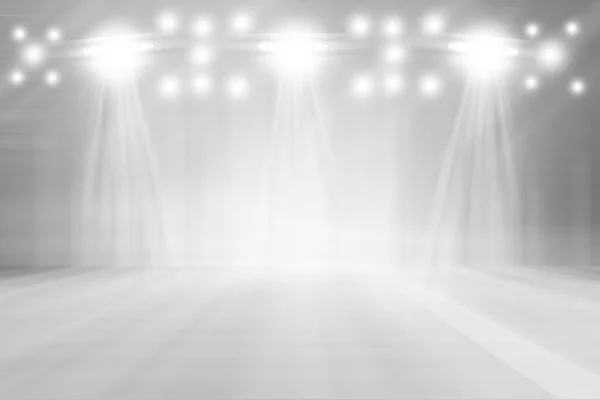 White Gray Studio Room Background Grey Floor Backdrop Spotlight — Zdjęcie stockowe