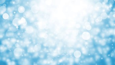 beyaz mavi bokeh bulanık arkaplan / mavi arkaplan üzerindeki daire ışığı / soyut ışık arkaplanı