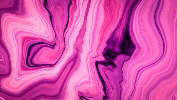 Kolorowe Obrazy Marmurki Różowy Marmur Atramentu Wzór Tekstury Tło Mogą — Zdjęcie stockowe