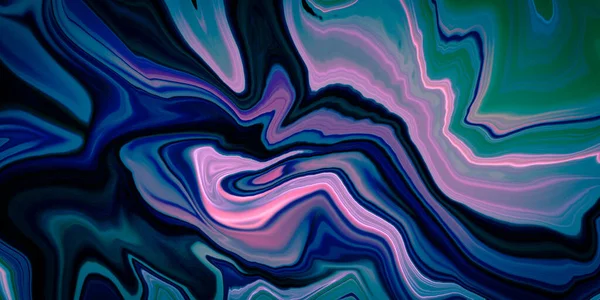 Marble Ink Colorful Purple Blue Marble Pattern Texture Abstract Background — 图库照片