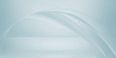 Düzgün çizgileri olan soyut bir arkaplan. yüksek teknoloji 3D illüstrasyon.