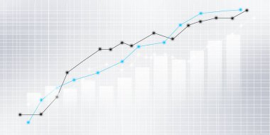Beyaz çizgi hareketi ve ağ bağlantısı arka plan duvar kağıdı ile gri yarı ton desen. Temiz Gri geometrik arka plan.
