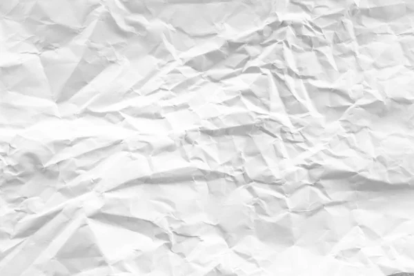 White Gray Crumpled Paper Texture Background Crush Paper Becomes Creased — Stock fotografie