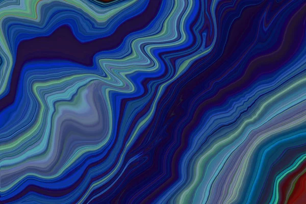 Tinta Mármore Colorida Padrão Mármore Azul Escuro Textura Fundo Abstrato — Fotografia de Stock