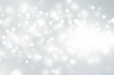 beyaz kar bulanıklığı soyut arka plan. Bokeh Noel bulanık güzel parlak Noel ışıkları