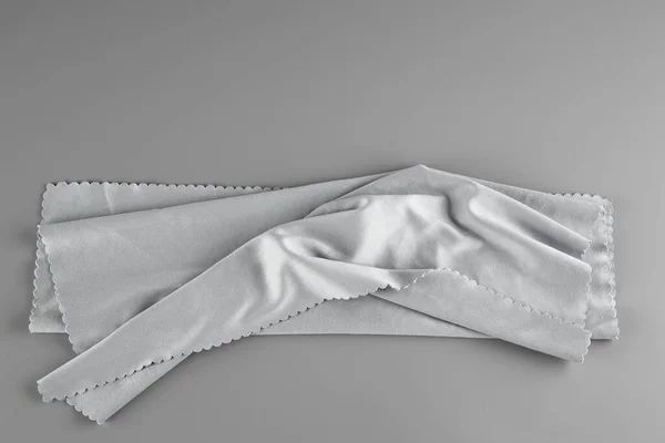 Gray Fabric Gray Background — Stock Photo, Image