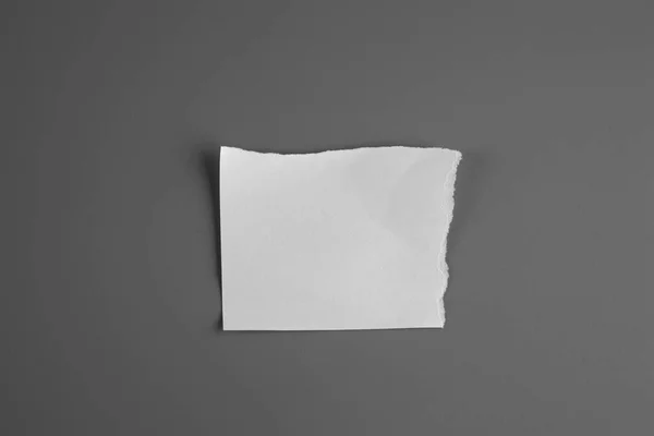 Blank Portrait Mock Crumpled Paper Brochure Magazine Isolated Gray Background — ストック写真