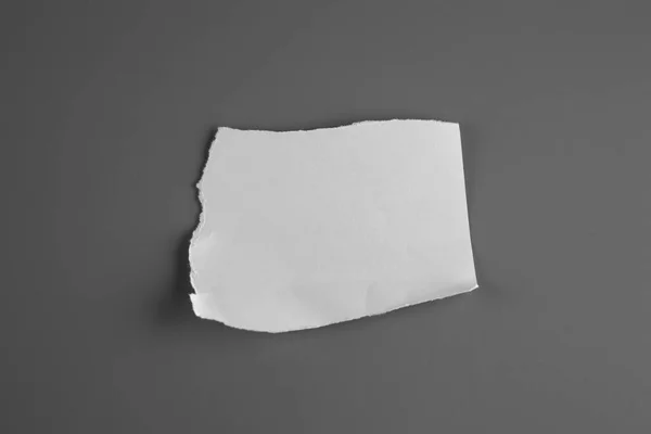 Blank Portrait Mock Crumpled Paper Brochure Magazine Isolated Gray Background — Photo