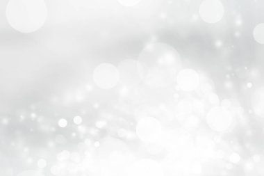 beyaz kar bulanıklığı soyut arka plan. Bokeh Noel bulanık güzel parlak Noel ışıkları