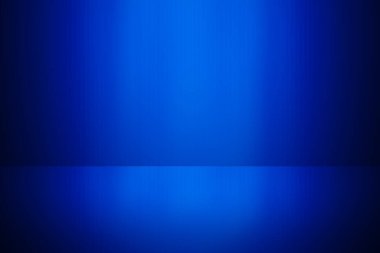 Perspektif zemin arkaplan mavi oda stüdyosu açık mavi sahne ışığı arka planı ürününüzü veya sanat eserinizi göstermek için