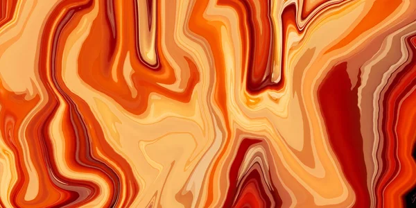 Marmor Bläck Färgglada Orange Marmor Mönster Textur Abstrakt Bakgrund Kan — Stockfoto