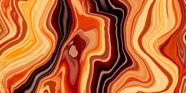 Marmor Bläck Färgglada Orange Marmor Mönster Textur Abstrakt Bakgrund Kan — Stockfoto