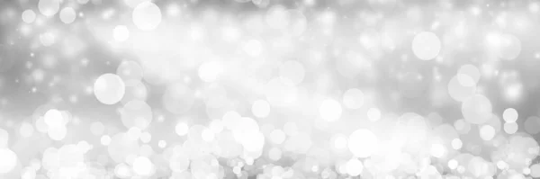 White Gray Christmas Light Snowflake Bokeh Background Winter Backdrop Wallpaper — стоковое фото