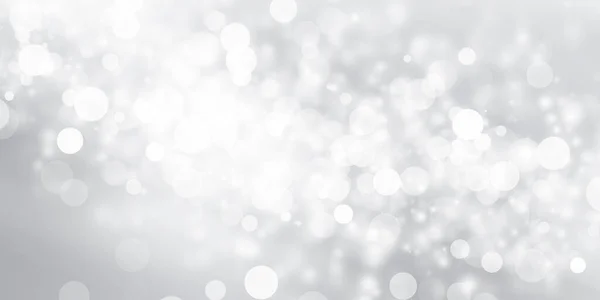 White Gray Christmas Light Snowflake Bokeh Background Winter Backdrop Wallpaper — стоковое фото