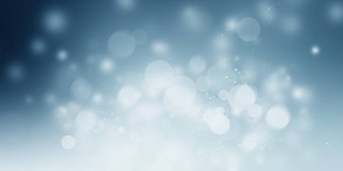 Beyaz bokeh bulanıklık arka plan / daire mavi arka plan ışık / ışık arka plan