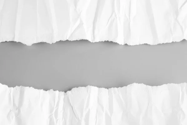 white torn paper with space for text or image