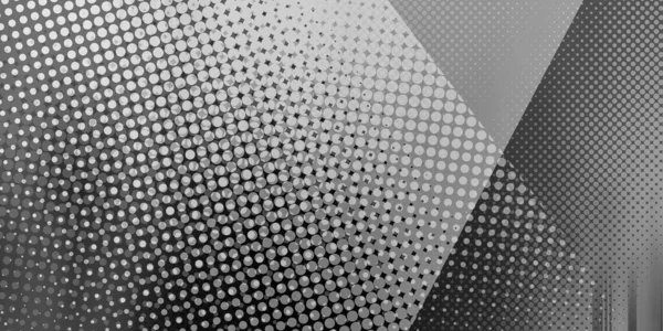 Gray Halftone Pattern White Line Motion Network Connection Backdrop Wallpaper — ストック写真