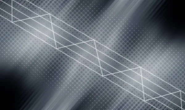 Black Geometric Network Abstract Futuristic Background Digital Wallpaper — Stockfoto