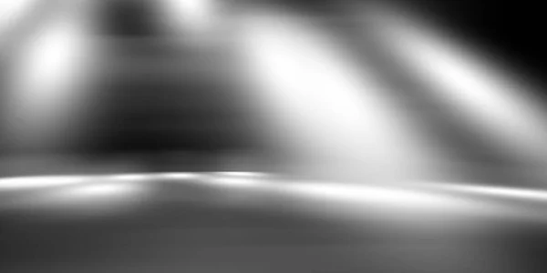Темно Чорна Студійна Кімната Точковими Фоновими Шпалерами Порожня Перспектива Показу — стокове фото