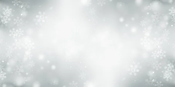 Abstract White Gray Snow Blur Background — Fotografia de Stock