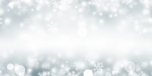 Weißer Schnee Verschwimmt Abstrakten Hintergrund Bokeh Weihnachten Verschwommen Schöne Glänzende — Stockfoto