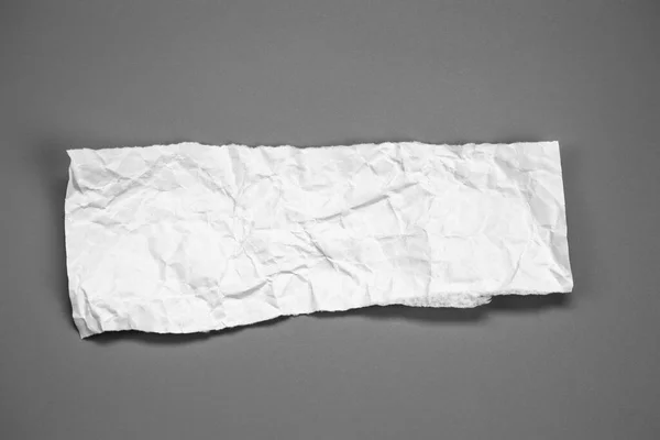 Kertas Putih Robek Pada Latar Belakang Abu Abu Rip Kertas Stok Lukisan  
