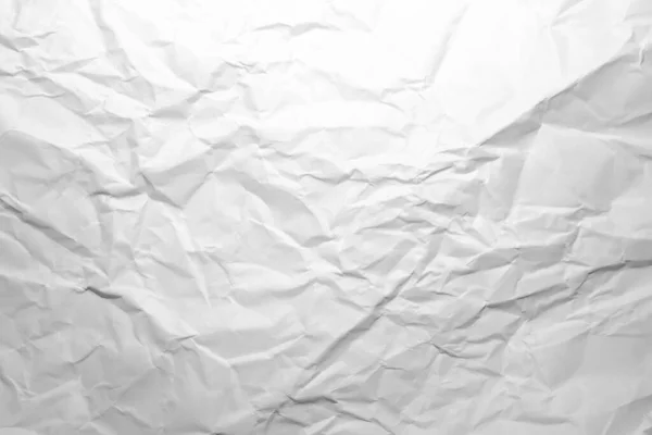 White Gray Crumpled Paper Texture Background Crush Paper Becomes Creased — Stock fotografie