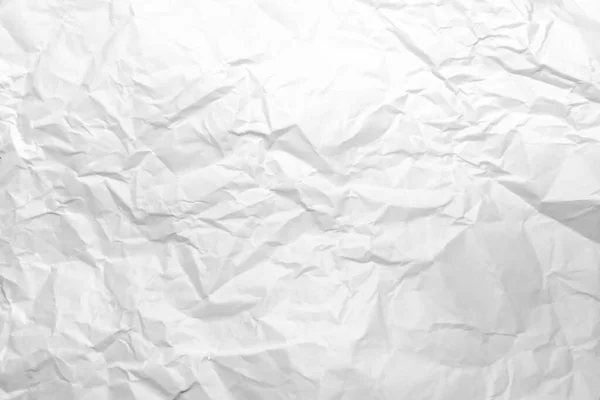 White Gray Crumpled Paper Texture Background Crush Paper Becomes Creased — Stock fotografie