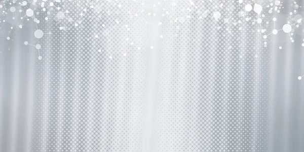 Технічний Футуристичний Дизайн Шпалер Сірий Напівтоновий Візерунок Білою Лінією Руху — стокове фото