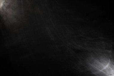 Chalkboard texture background with spotlight. blackboard wall backdrop wallpaper, dark tone. black banner billboard.