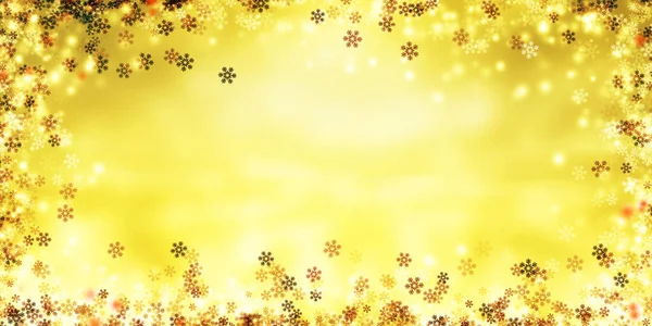 White Bokeh Blur Background Circle Light Yellow Background Light Gold — Stock Photo, Image
