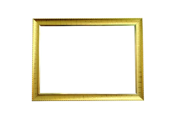 Dřevěné Obrázky Zlaté Rámy Nebo Textové Rámečky — Stock fotografie