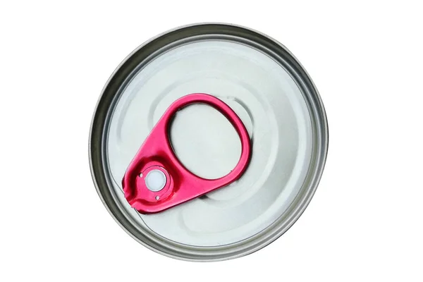 Top View Opened Soft Drink Can Opened Cans Soft Drinks — Stock Photo, Image