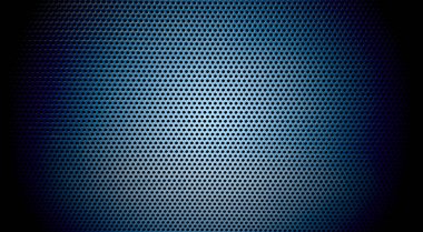 siyah nokta soyut mavi çizim arkaplan, mavi delik metal yüzey, mavi ızgara arka plan