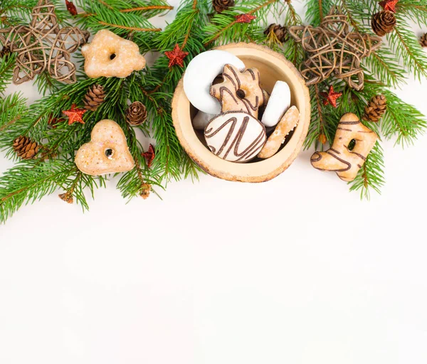 Nurnberg Elisen Mezcla Pan Jengibre Dulces Navidad Alemanes Tradicionales Con —  Fotos de Stock