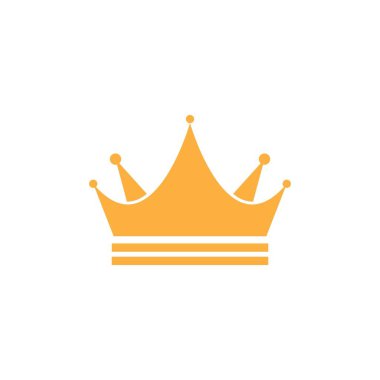 King karakter logo vektör şablonu