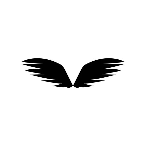 Vzor Křídla Ilustrace Ikona Logo Šablony — Stockový vektor