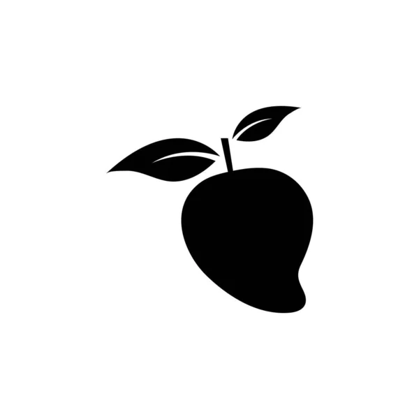 Mango Logo Diseño Ilustración Icono Plantilla — Vector de stock