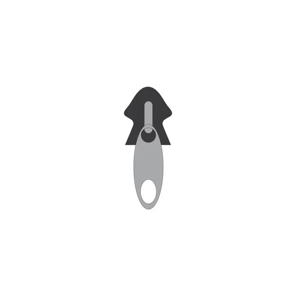 Reißverschluss Design Illustration Icon Logo Templat — Stockfoto
