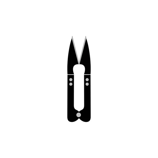 Дизайн Ілюстрація Ножиць Ниток — стоковий вектор