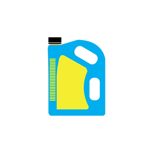Oil Lubrycan Bottle Design Illustration Icon Logo Templat —  Vetores de Stock