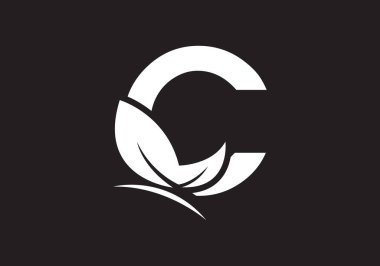 Bu yaratıcı bir harf C Kelebek ikonu tasarımı ekle