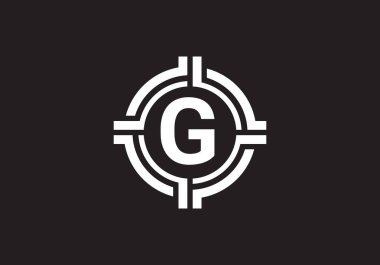 Bu bir E harfi yuvarlak simge tasarımı