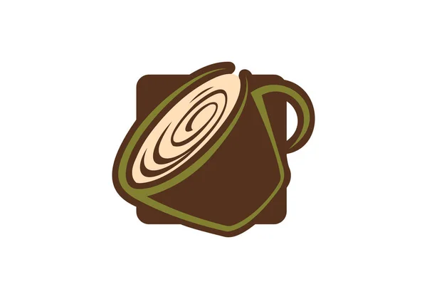 Dies Ist Eine Kaffeetasse Logo Design — Stockvektor