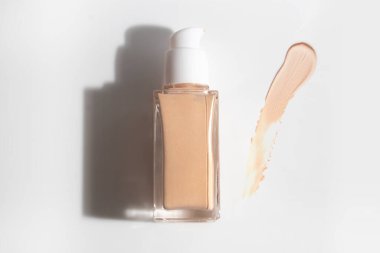 arka plan, makyaj şişesi losyonu vakfı astar yastık cc krem ürünü güzellik moda cilt bakım modeli