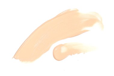 Kozmetik makyaj malzemesi toz toz dokusu temel ürün güzellik moda cilt, beyaz izole arka planda krem kızartıcı